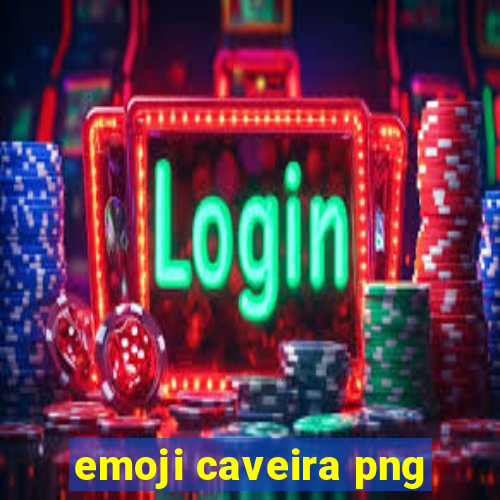 emoji caveira png